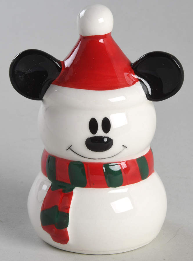 Mickey and Minnie Christmas Fun Figural Salt Shaker by Zrike-1