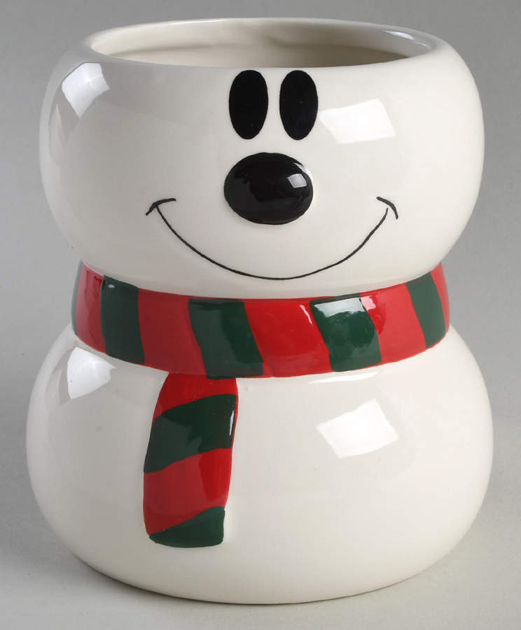 Mickey and Minnie Christmas Fun Figural Cookie Jar No Lid by Zrike-1