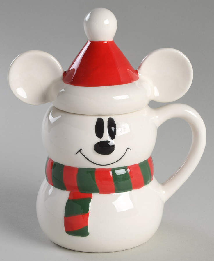 Mickey and Minnie Christmas Fun Mug & Lid by Zrike-1