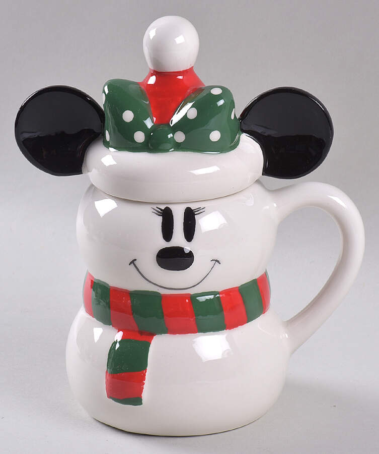Mickey and Minnie Christmas Fun Mug & Lid by Zrike-1