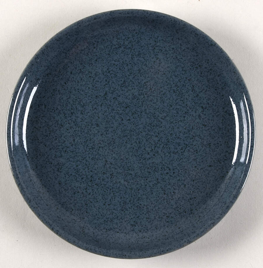Dark Grey Speckle Salad Plate by Denby-Langley-1