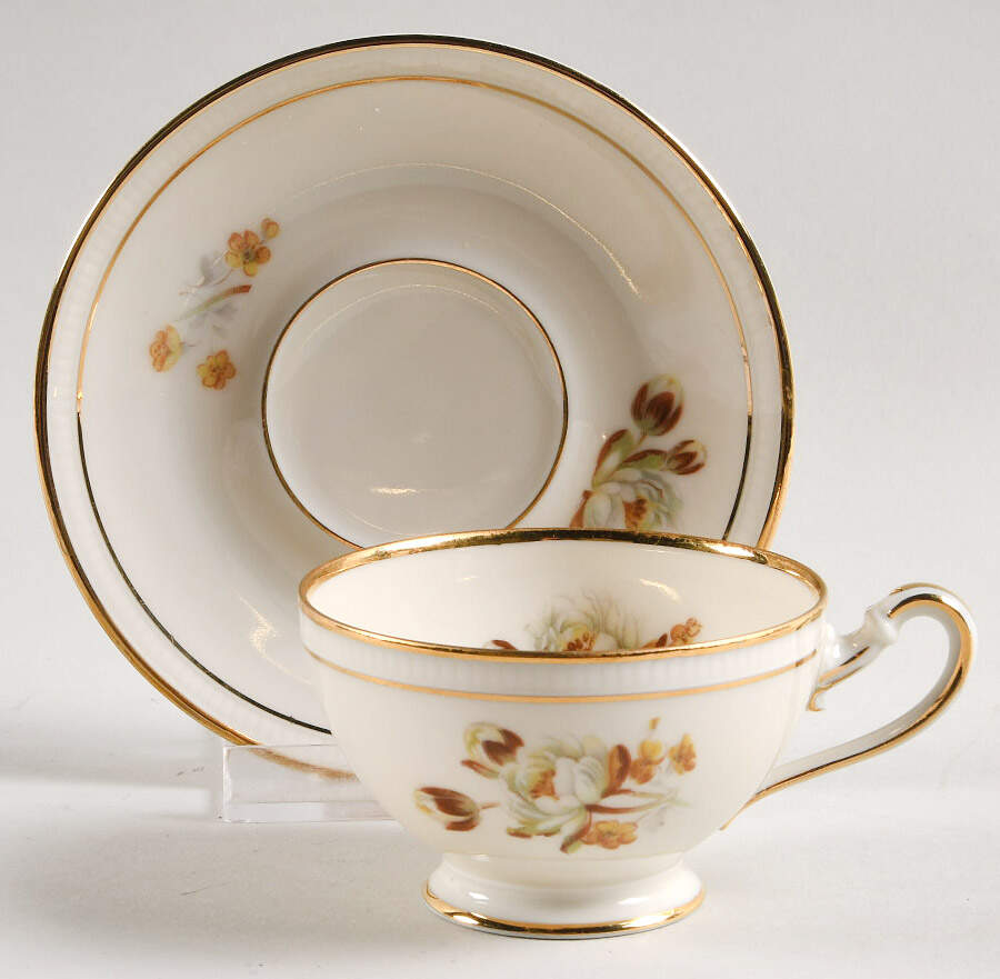 Monark Footed Demitasse Cup & Saucer Set by Denmark-1
