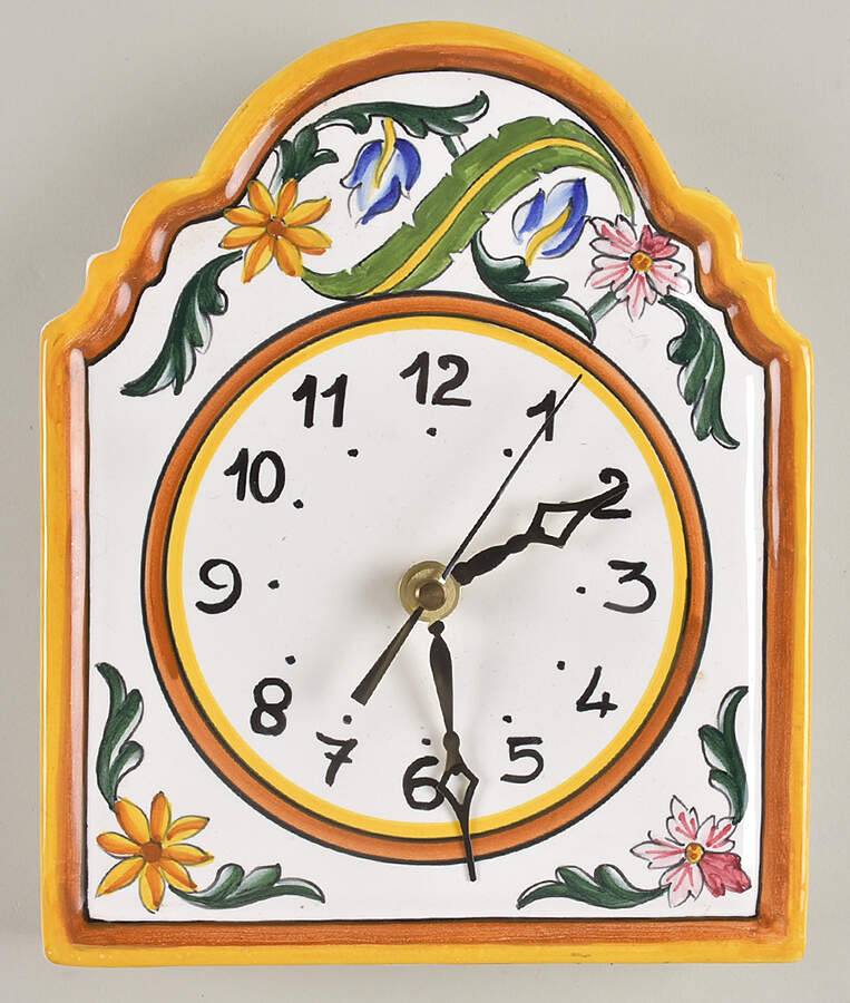 1359 Hanging Wall Clock by Deruta (Italy)-1