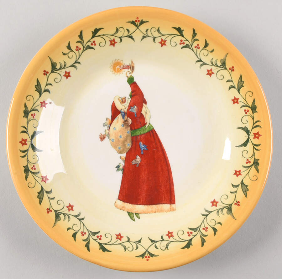 Wonders of Christmas Salad Plate by Demdaco-1