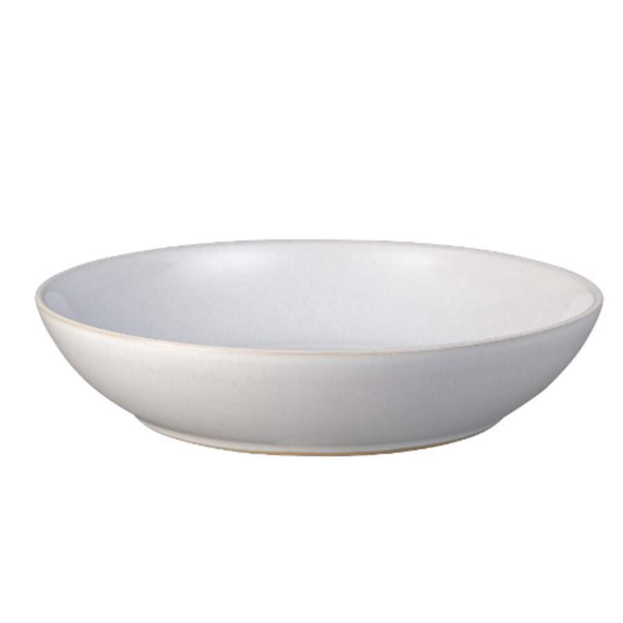 Elements Stone White 8" Individual Pasta Bowl by Denby-Langley-1