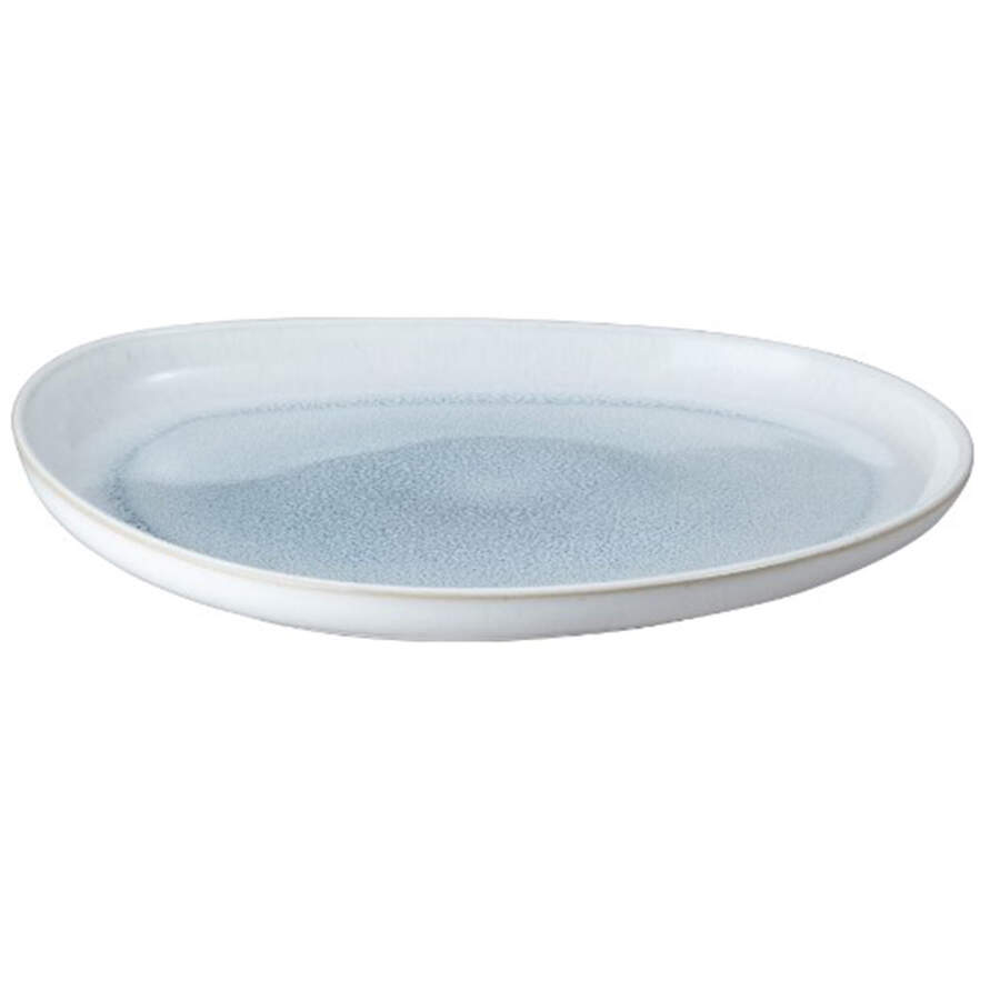 Kiln Blue 12" Large Organic Platter by Denby-Langley-1