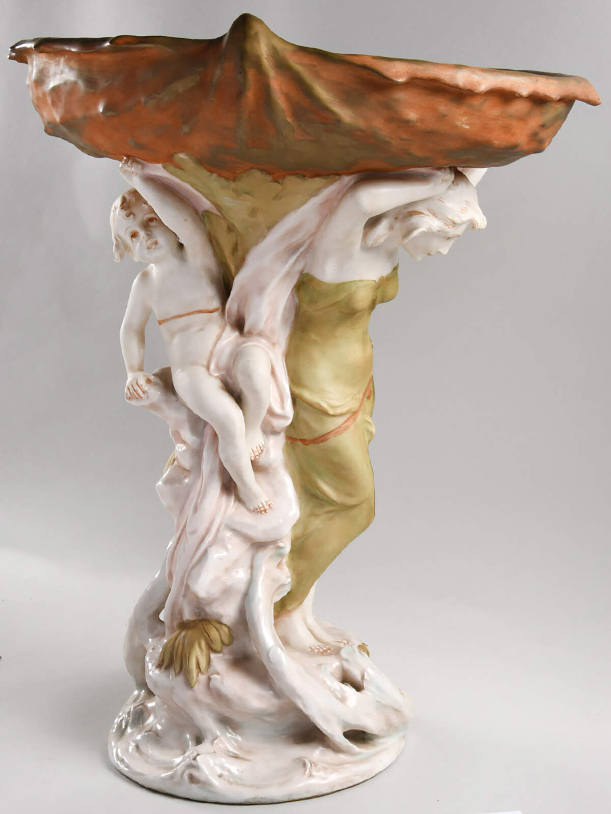 10388 Pedestal Centerpiece by Royal Dux-1