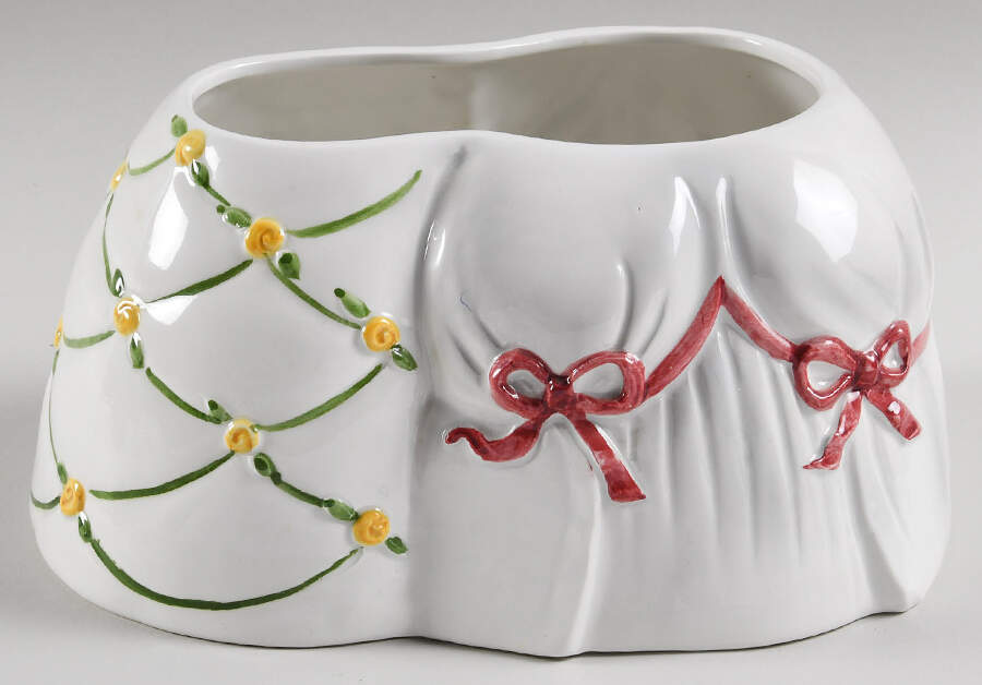 Tea Time Figural Cookie Jar No Lid by Department 56-1