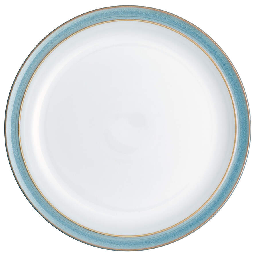 Azure Rimmed Dinner Plate by Denby-Langley-1
