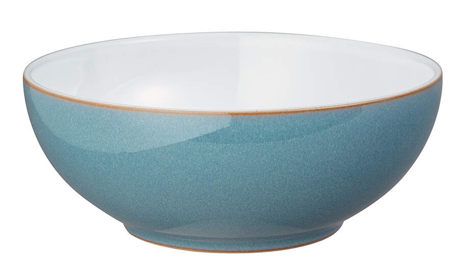 Azure Rimmed Coupe Cereal Bowl by Denby-Langley-1