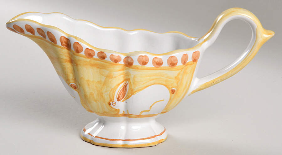 Ravello Yellow Gravy Boat by Da Lena-1