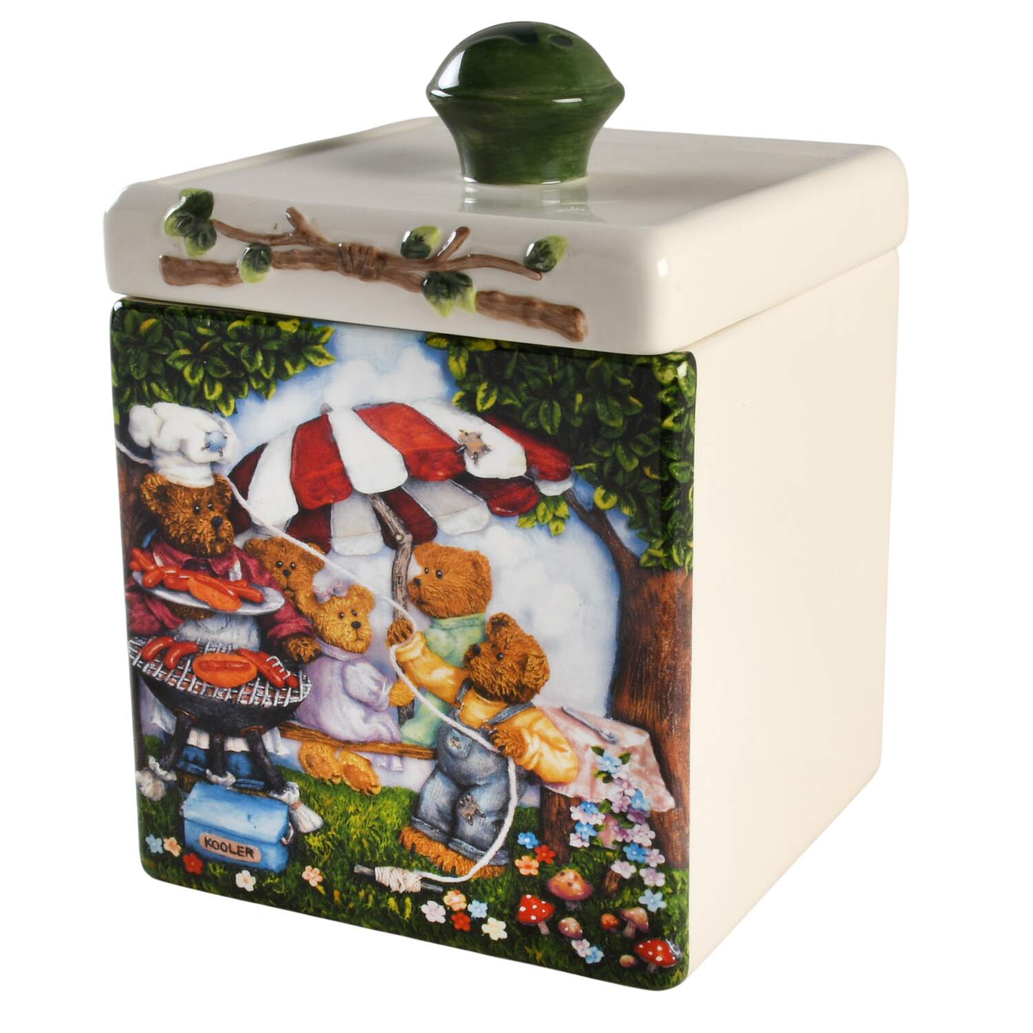 Boyds Bears Canister Collection Medium Canister & Lid by Danbury Mint-1