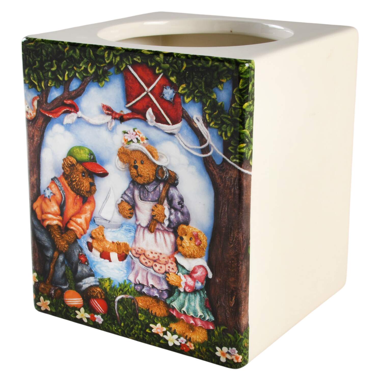 Boyds Bears Canister Collection Large Canister No Lid by Danbury Mint-1