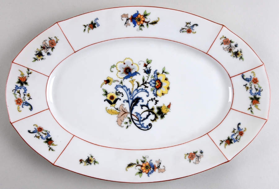 EAM11 13" Oval Serving Platter by E & A Muller-1
