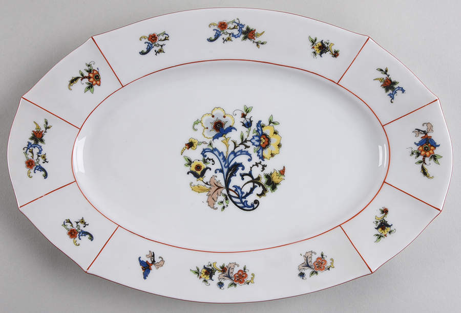 EAM11 11" Oval Serving Platter by E & A Muller-1