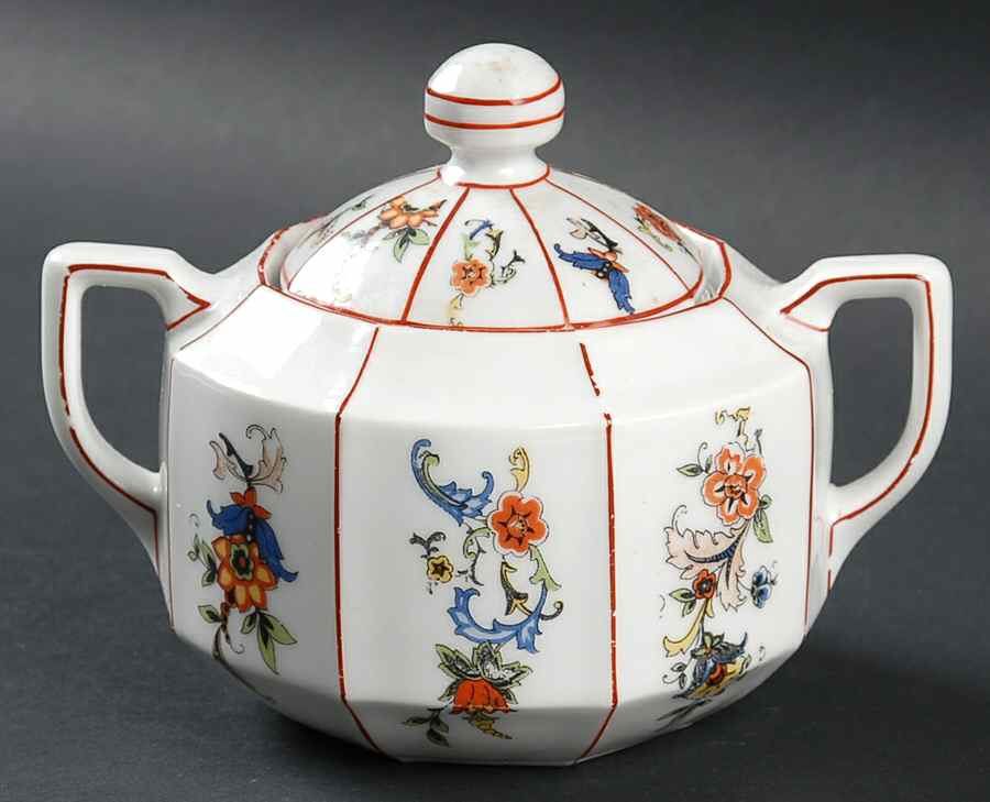 EAM11 Sugar Bowl & Lid by E & A Muller-1