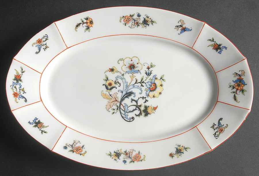 EAM11 10" Oval Serving Platter by E & A Muller-1