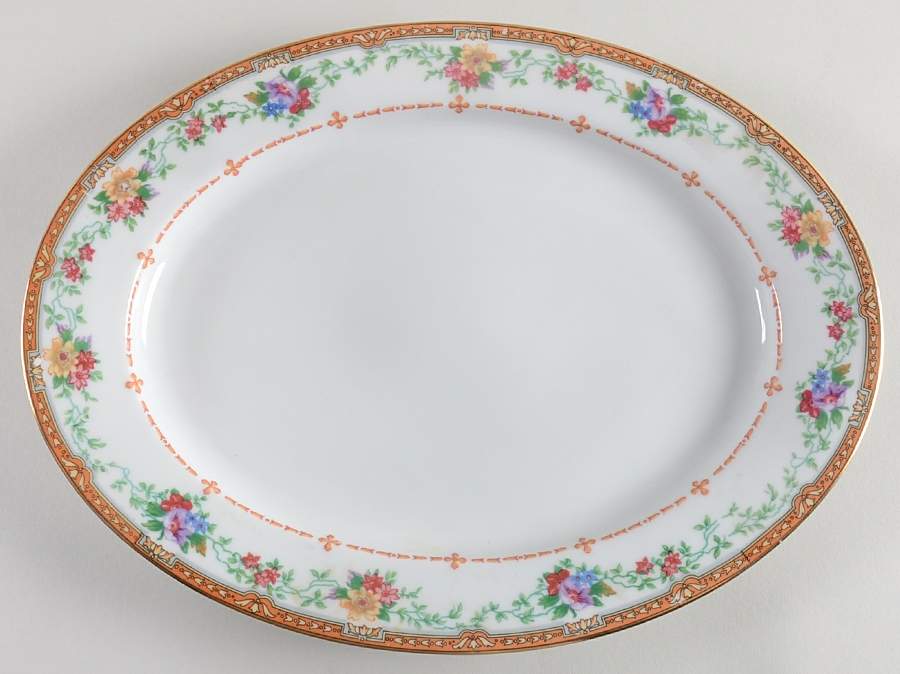 EAM2 12" Oval Serving Platter by E & A Muller-1