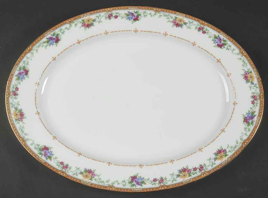 EAM2 16" Oval Serving Platter by E & A Muller-1