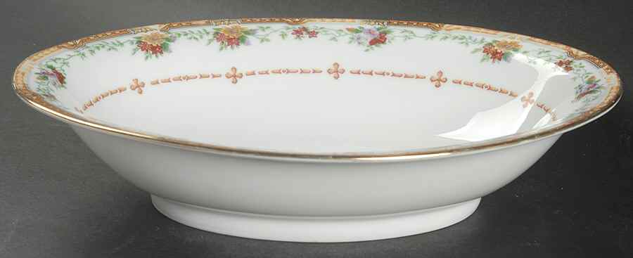 EAM2 10" Oval Vegetable Bowl by E & A Muller-1