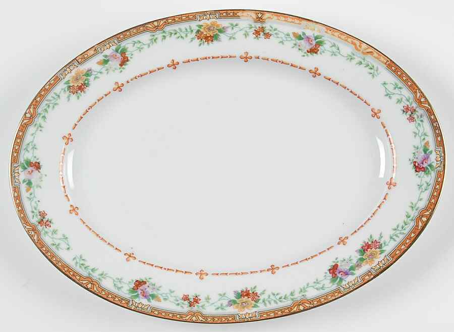 EAM2 11" Oval Serving Platter by E & A Muller-1