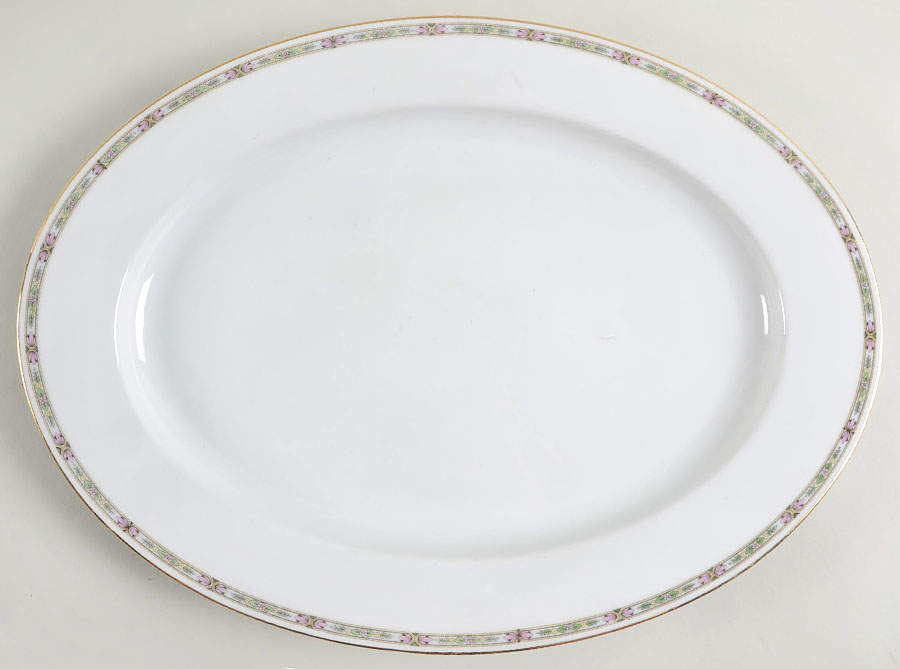 The Hanover 15" Oval Serving Platter by E & A Muller-1