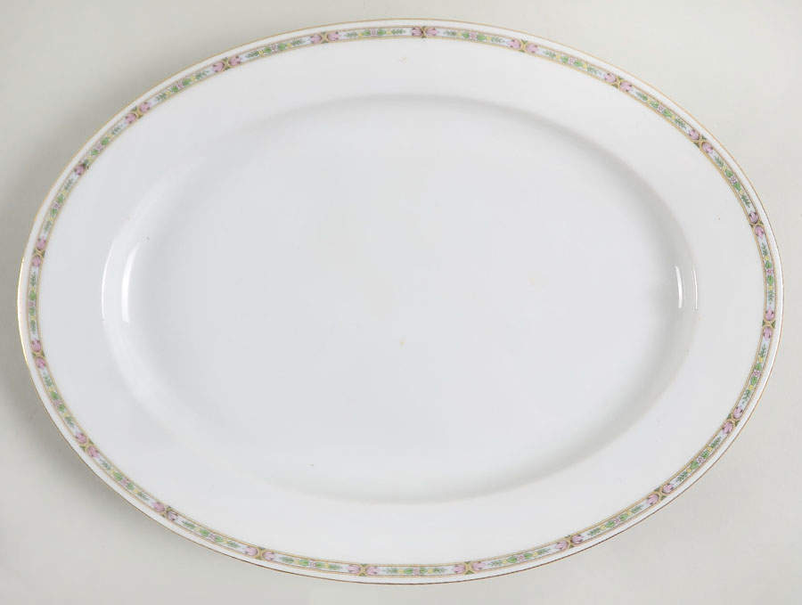 The Hanover 13" Oval Serving Platter by E & A Muller-1