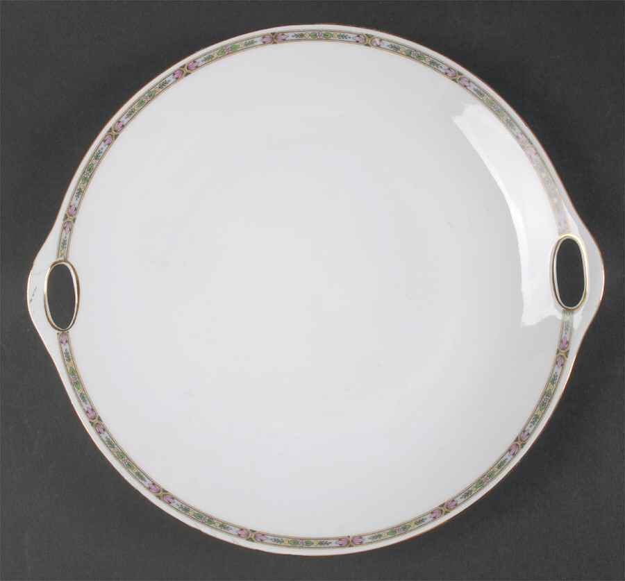 The Hanover Handled Cake Plate by E & A Muller-1