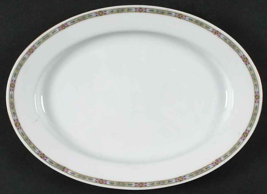 The Hanover 11" Oval Serving Platter by E & A Muller-1