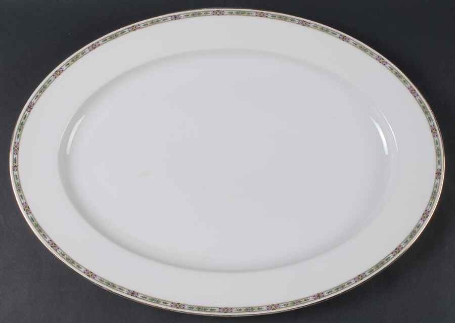The Hanover 17" Oval Serving Platter by E & A Muller-1