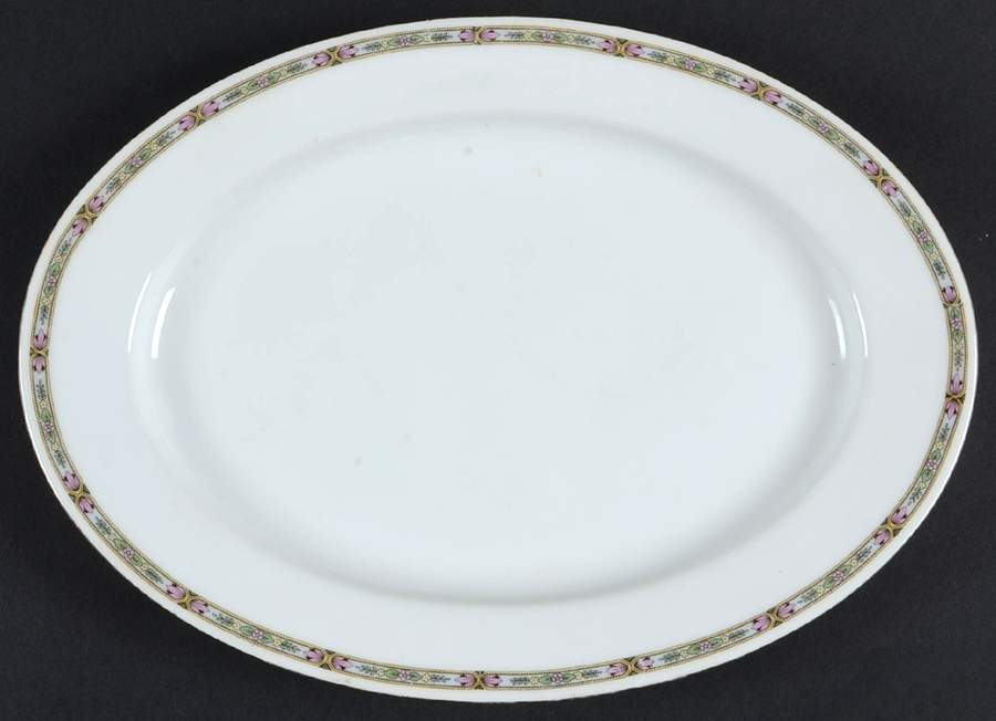 The Hanover 11" Oval Serving Platter by E & A Muller-1