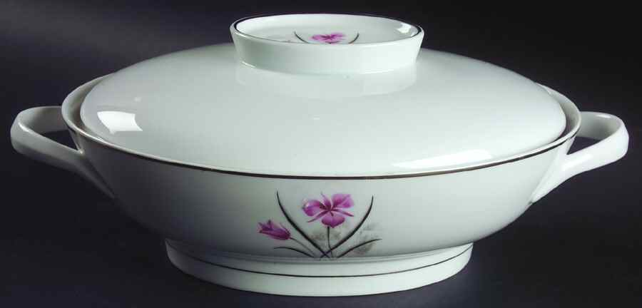 Caprice Oval Covered Vegetable by Easterling-1