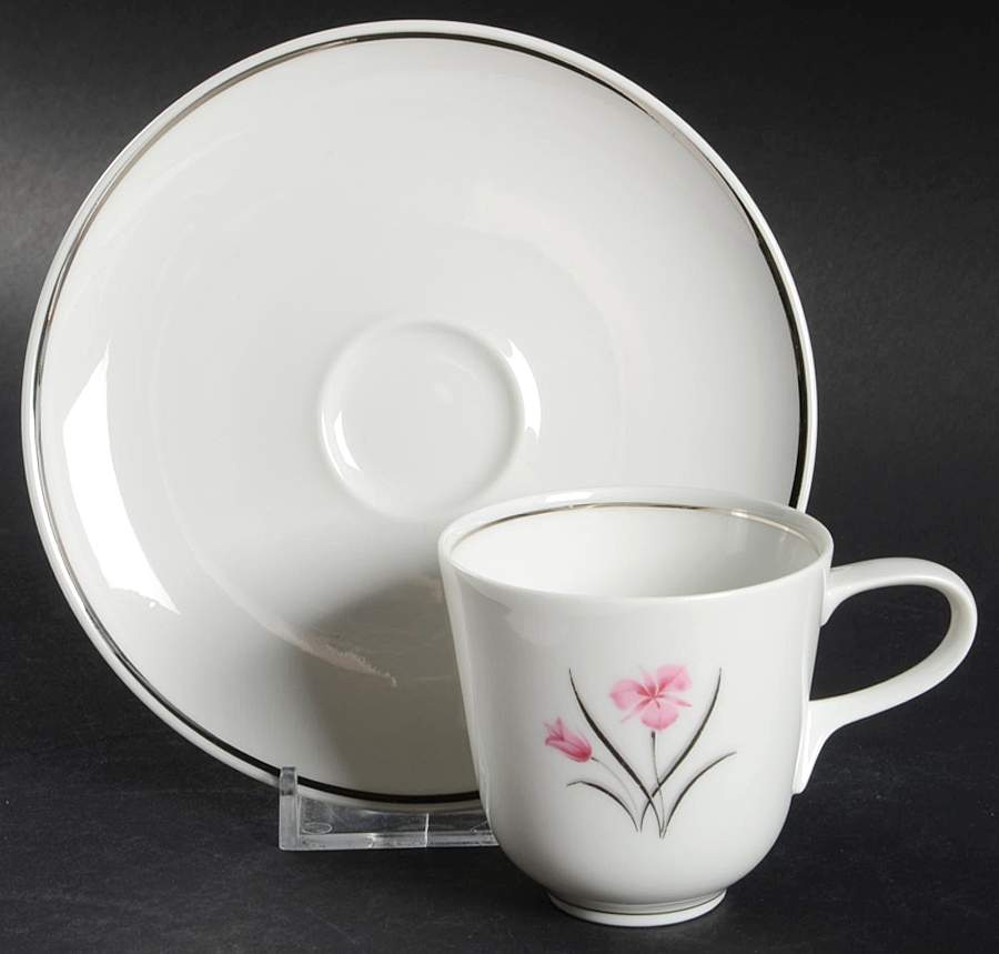 Caprice Flat Demitasse Cup & Saucer Set by Easterling-1