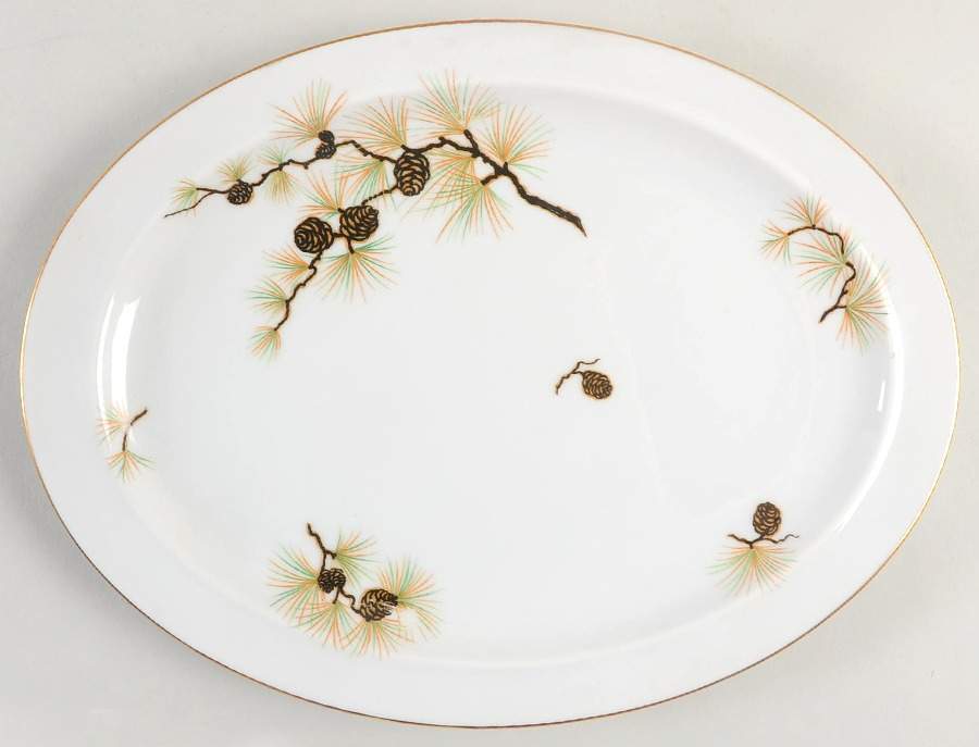 Canadian Pine 12" Oval Serving Platter by Easterling-1