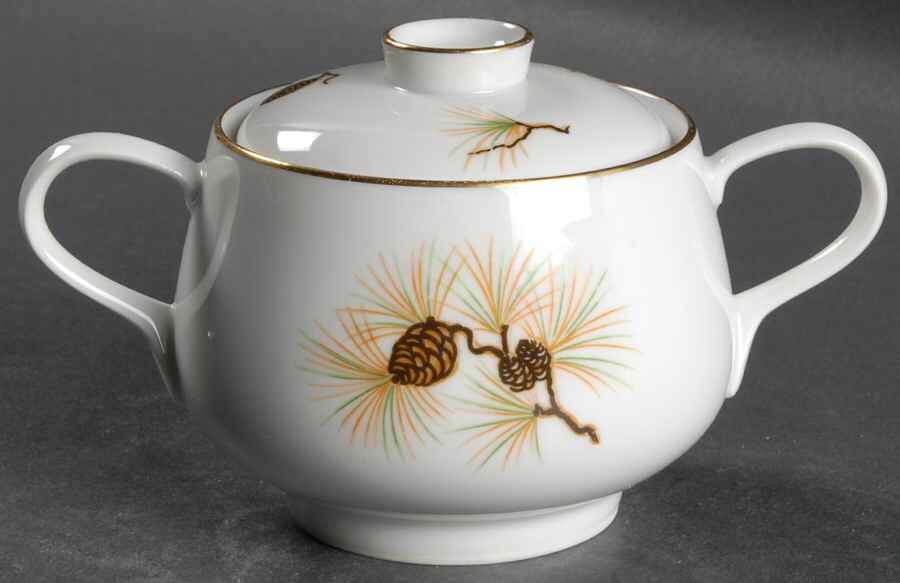 Canadian Pine Sugar Bowl & Lid by Easterling-1
