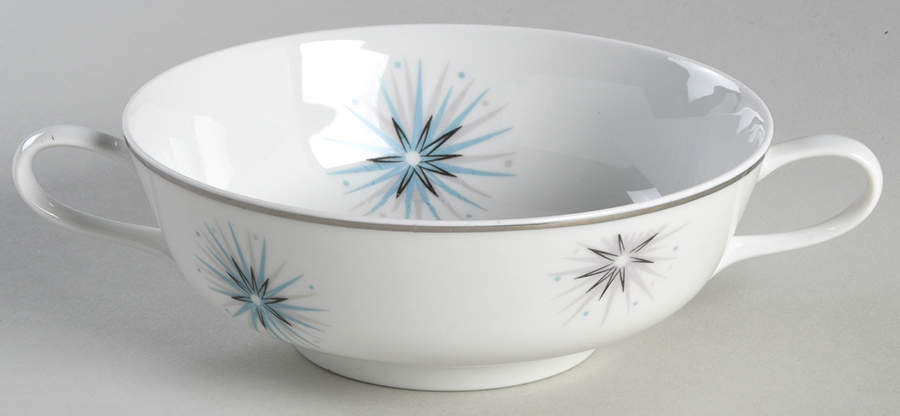 Celestial Flat Cream Soup Bowl by Easterling-1