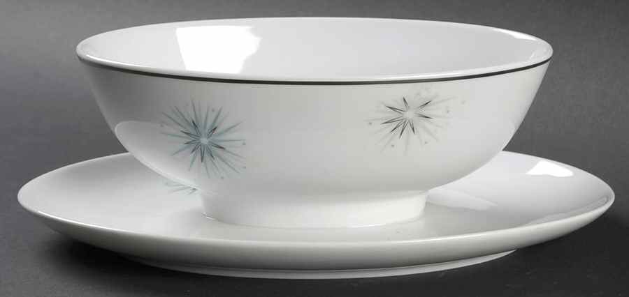 Celestial Gravy Boat with Attached Underplate by Easterling-1