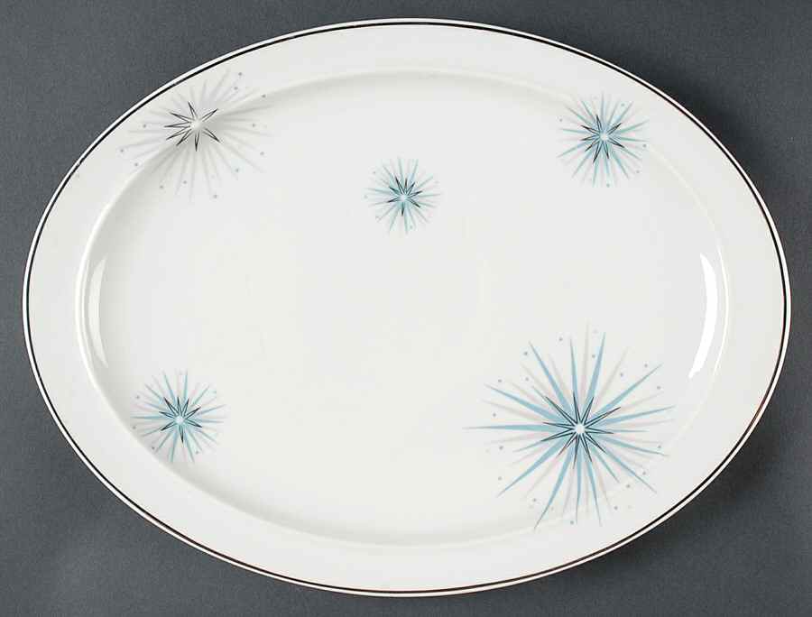 Celestial 14" Oval Serving Platter by Easterling-1