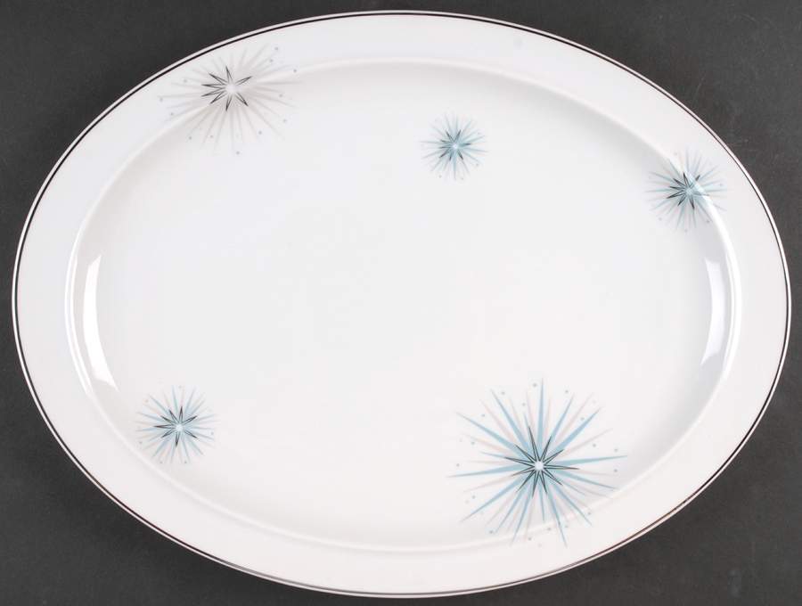 Celestial 16" Oval Serving Platter by Easterling-1