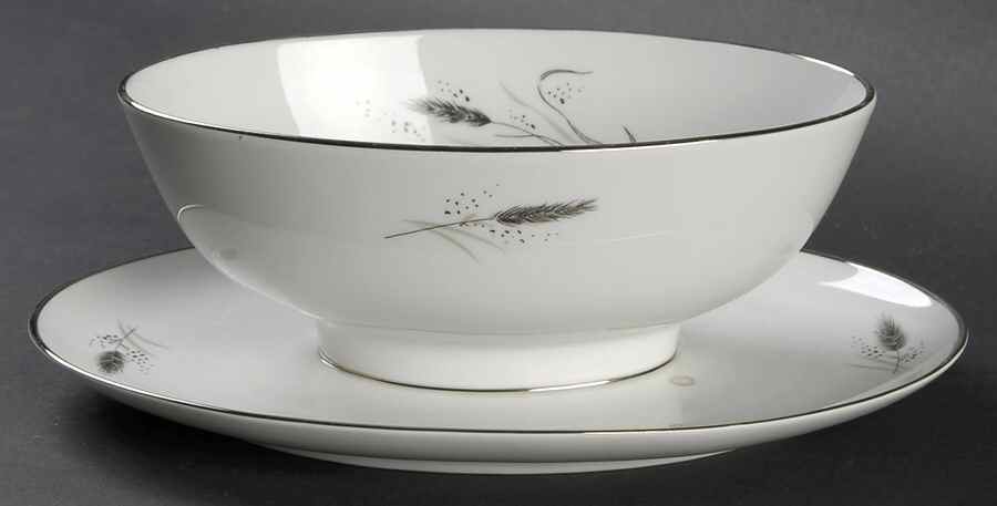 Ceres (Coupe) Gravy Boat with Attached Underplate by Easterling-1