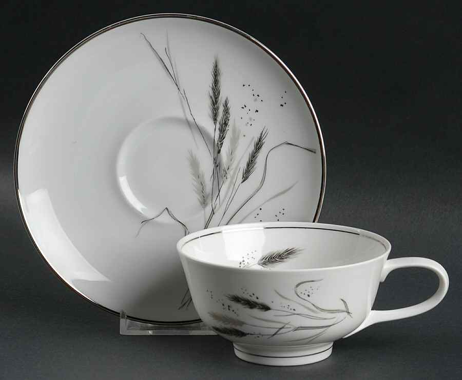Ceralia Flat Cup & Saucer Set by Easterling-1