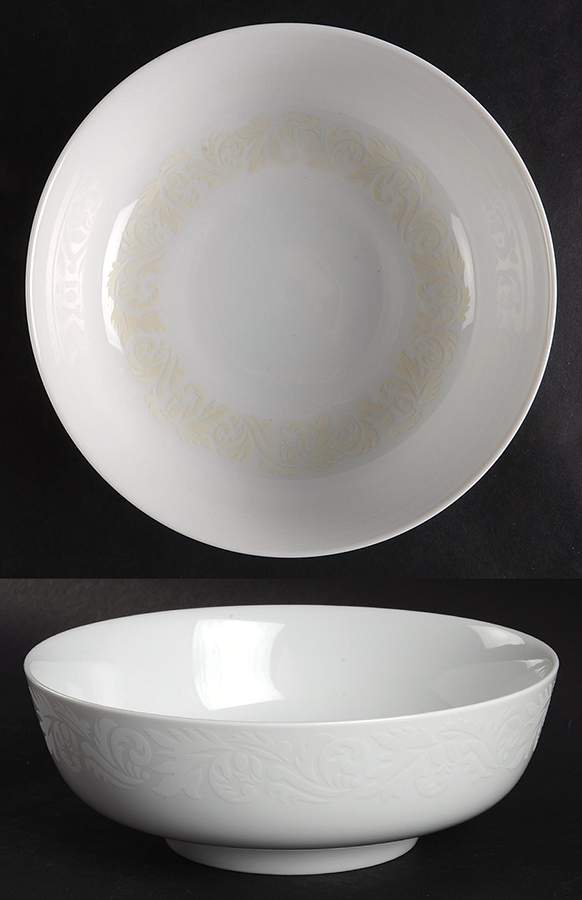 Double Damask 7" Round Vegetable Bowl by Easterling-1