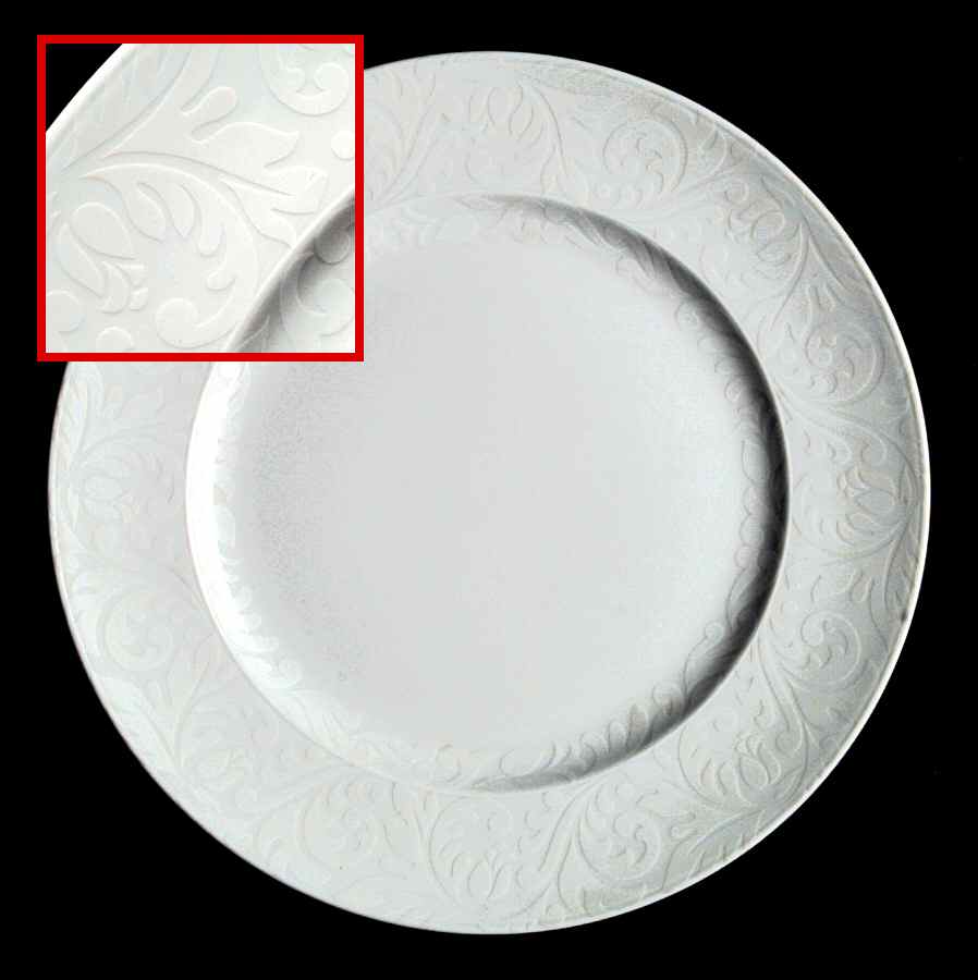 Double Damask Dinner Plate by Easterling-1