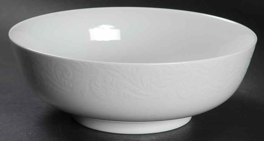 Double Damask 9" Round Vegetable Bowl by Easterling-1