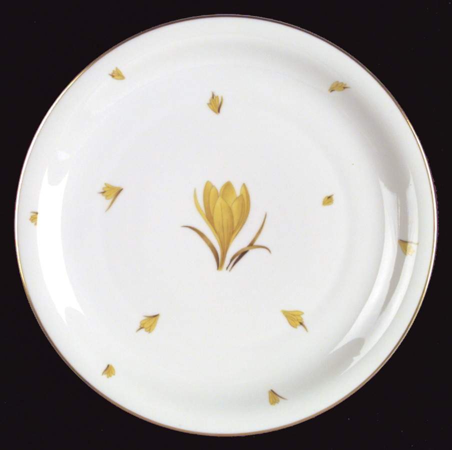 Golden Crocus Dinner Plate by Easterling-1