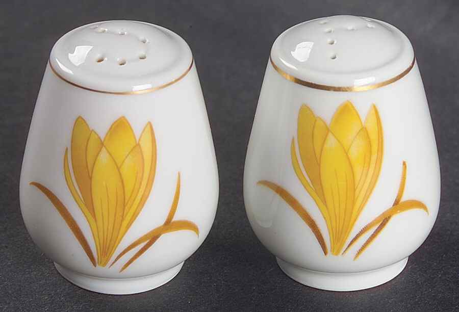 Golden Crocus Salt & Pepper Set by Easterling-1