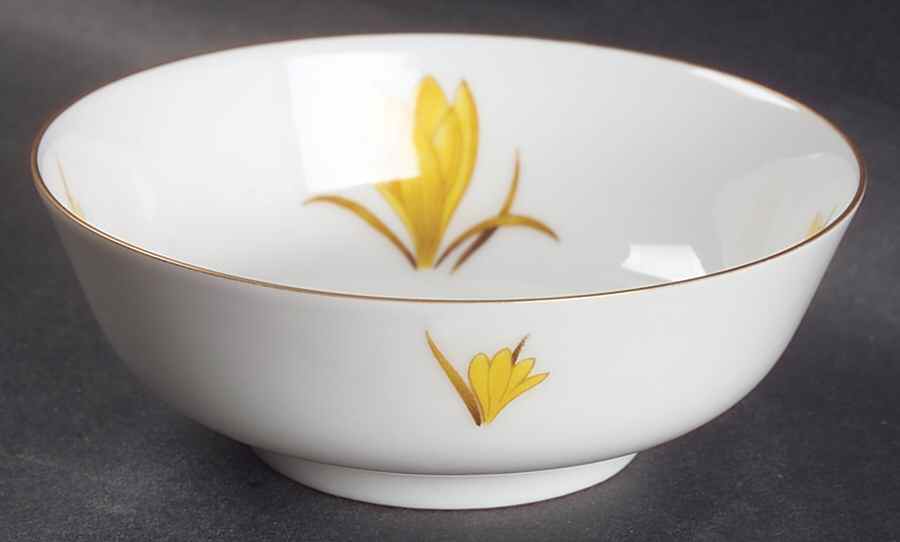 Golden Crocus Fruit/Dessert (Sauce) Bowl by Easterling-1