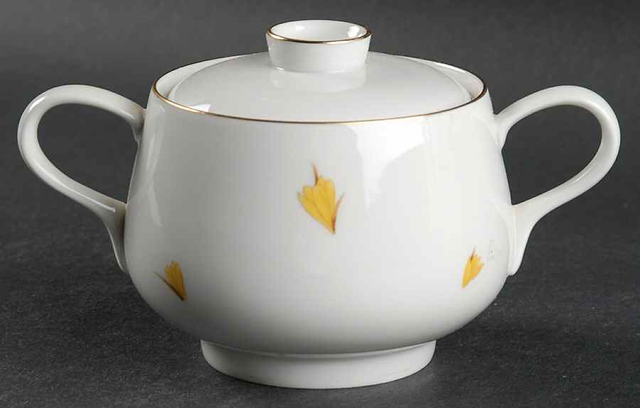 Golden Crocus Sugar Bowl & Lid by Easterling-1