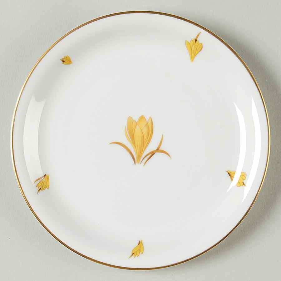 Golden Crocus Bread & Butter Plate by Easterling-1
