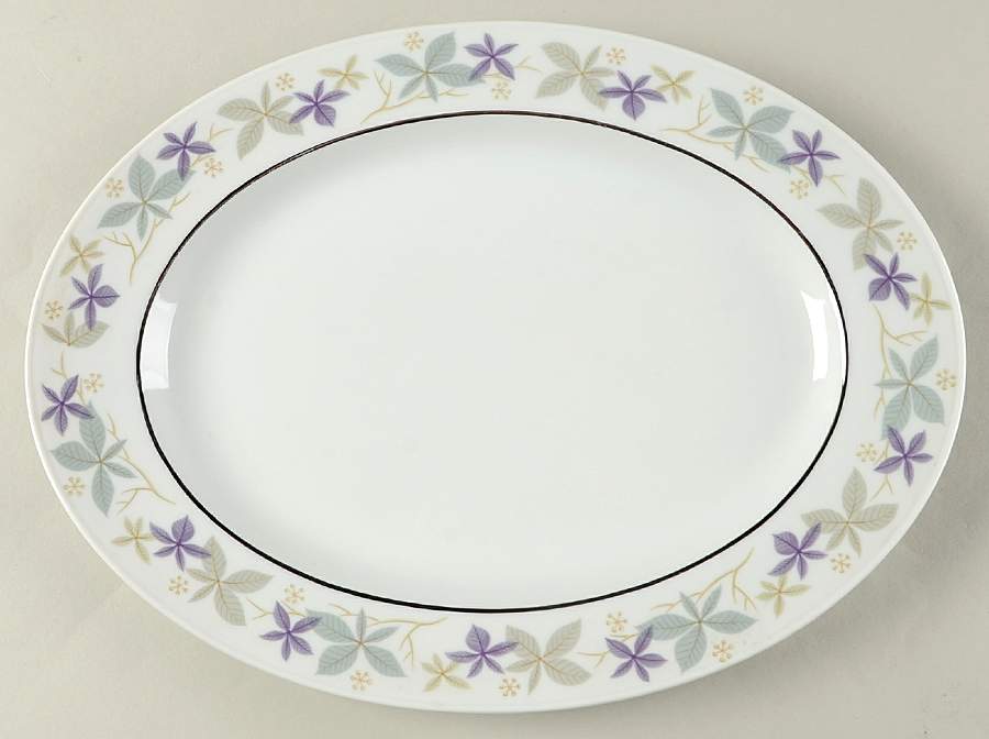 Laurette 13" Oval Serving Platter by Easterling-1